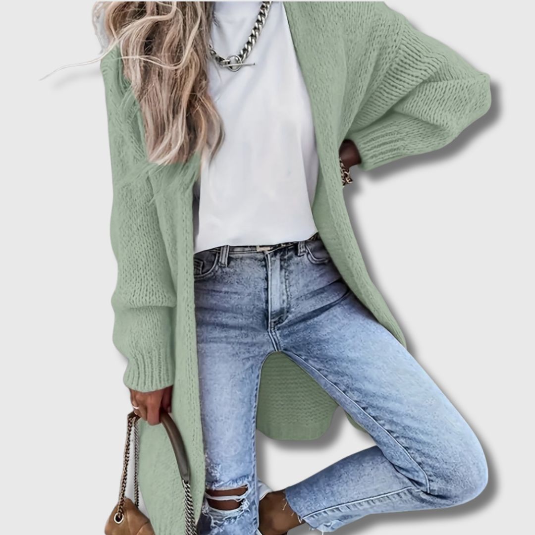 Gaëlle - Elegant Long Cardigan for Women