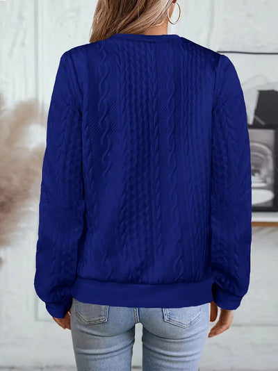 Eldoria™ | Textured Zip-Up Bomber Jacket