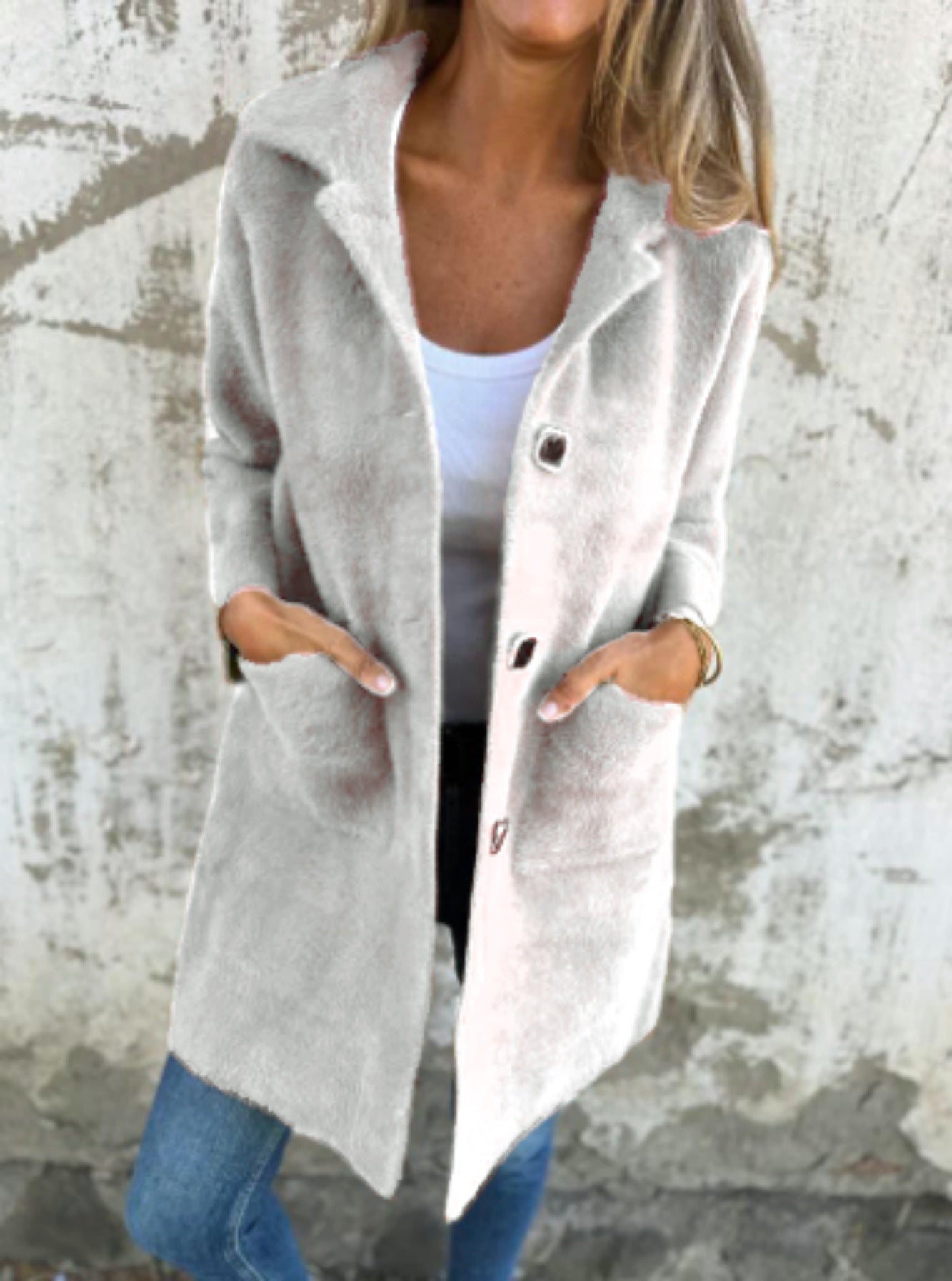 MARCE | Casual Coat with Buttons