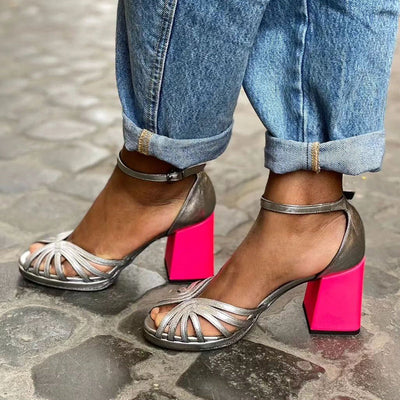 Amelinde™ | Elegant T-Strap Heels