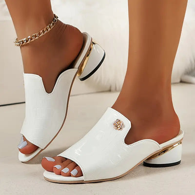 Thalira™ | Chunky Heel Sandals