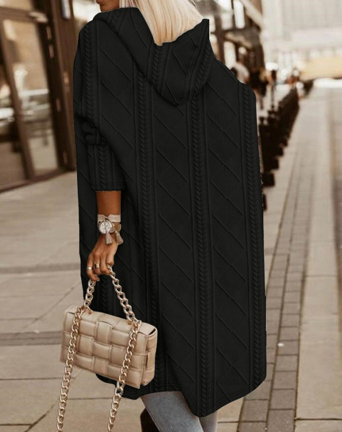 Monalisa | Long hooded cardigan