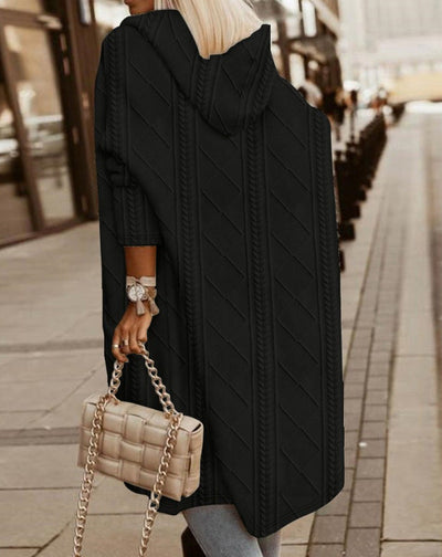 Monalisa | Long hooded cardigan