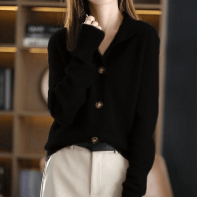 Isolde™ | Opulent Cashmere Knit Cardigan
