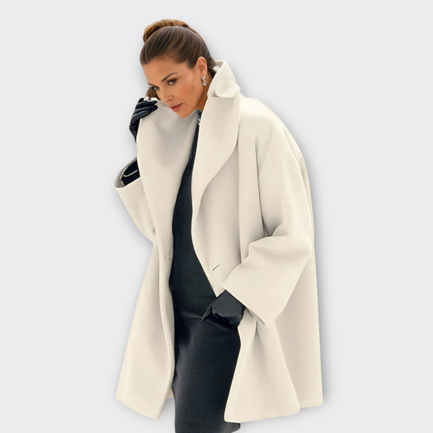 Astridelle™ | Luxe Windproof Wool Overcoat