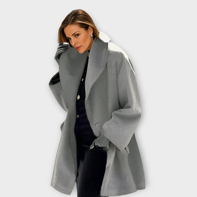 Astridelle™ | Luxe Windproof Wool Overcoat