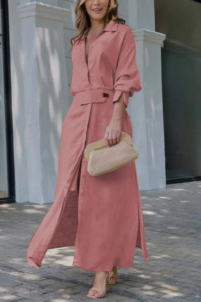 Victoria™ | Ethereal Draped Linen Trench Coat