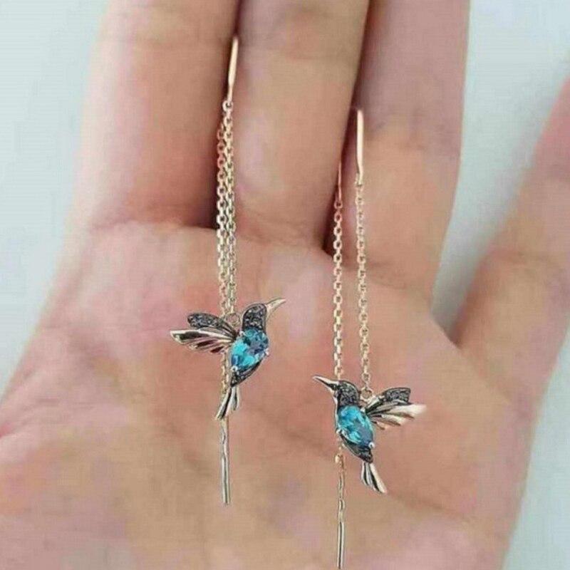 Elowen™ | Kolibri & Zirconia Earrings