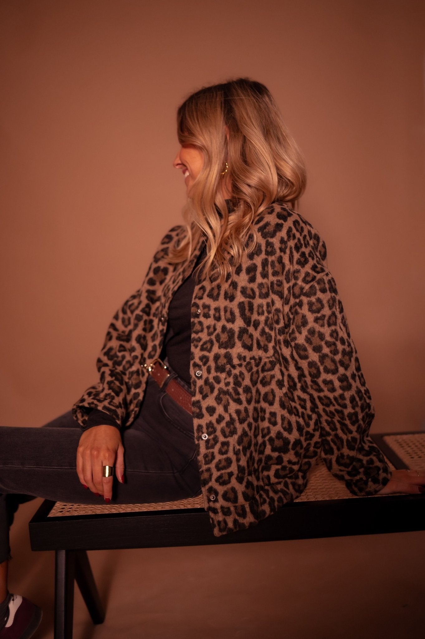 SOFIA | Bold Style Jacket with Leopard Print