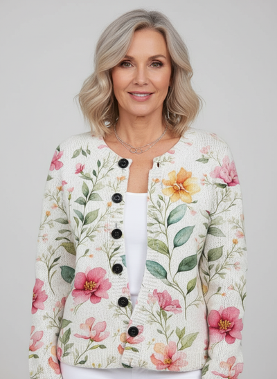 AMALIA | Knitted Sweater with Print