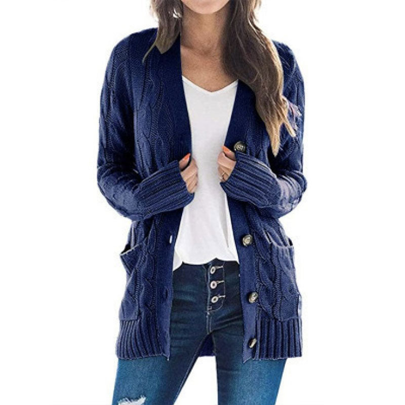 Amélie™ | Casual Cable Knit Cardigan