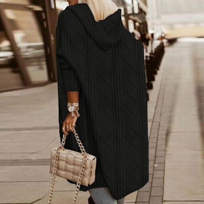 Isoldea™ | Extended Length Hooded Cardigan
